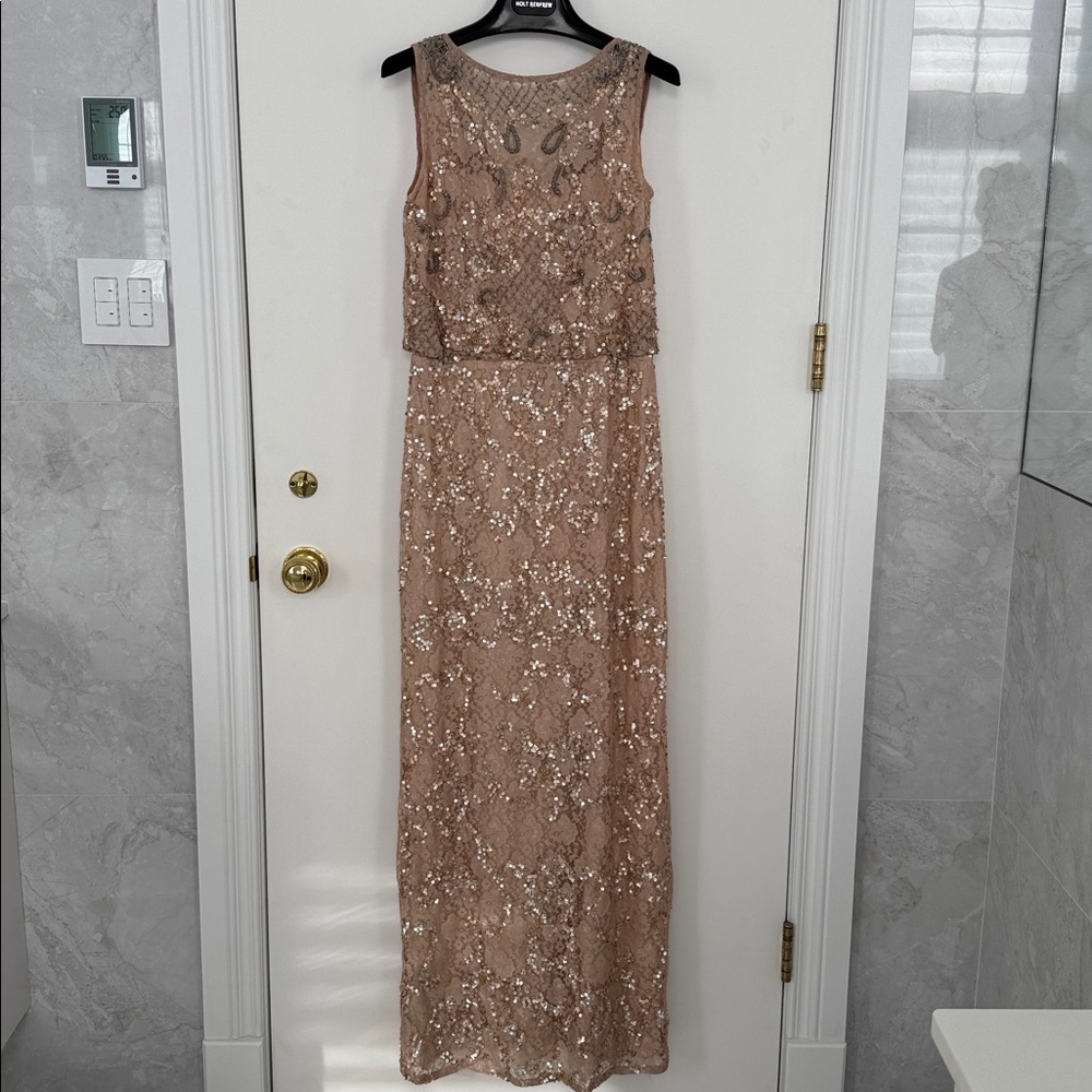 Aidan Mattox Sequin Gown